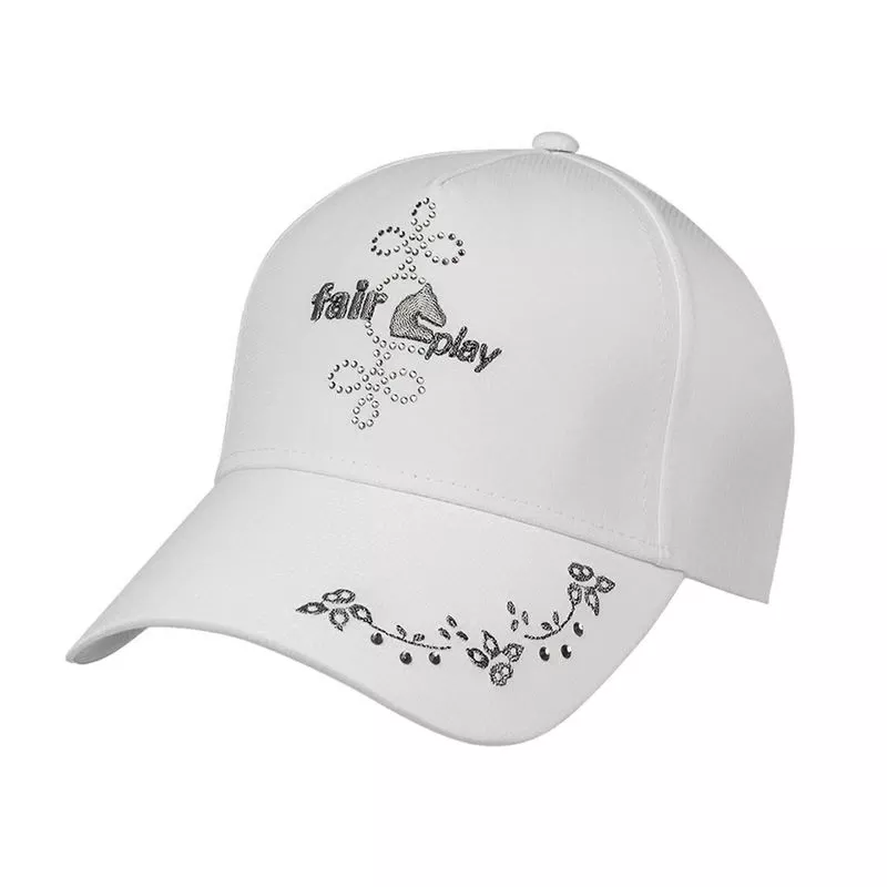 Fair Play Antila Fleur Baseball Cap – White