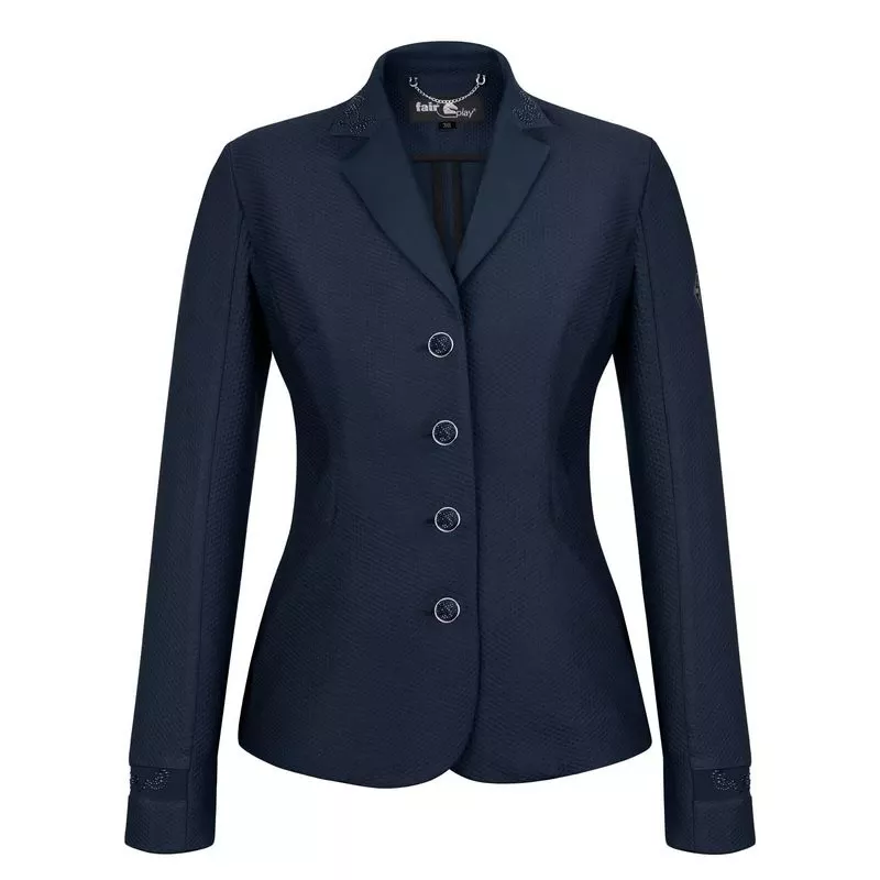 Fair Play Women’s Taylor Comfimesh Show Jacket – Navy