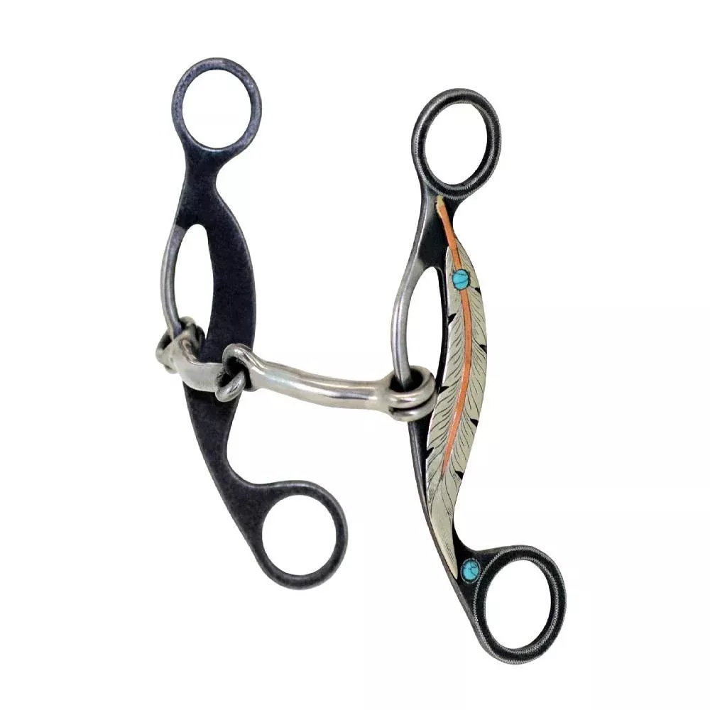 Feather Smooth Snaffle Gag Bit