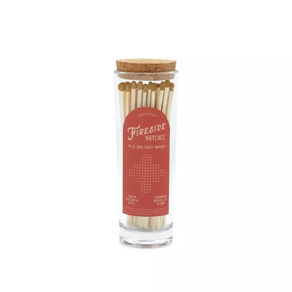 Fireside Safety Matches - Matte Gold