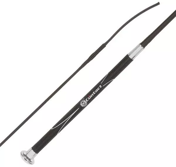 Fleck contact dressage whip