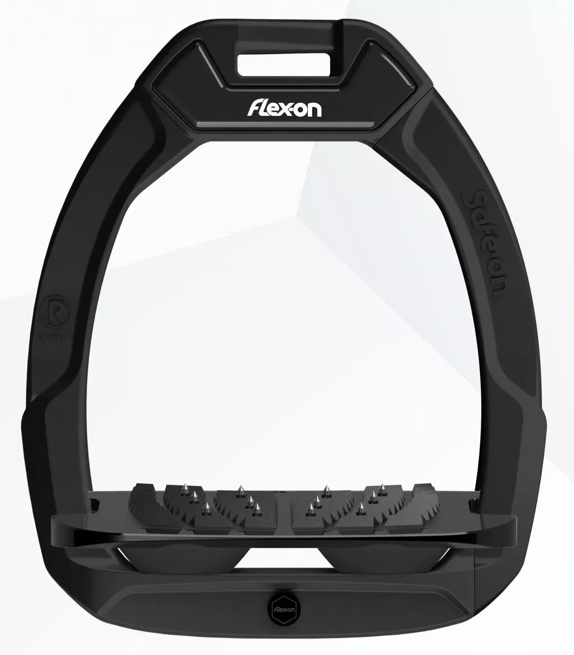 Flex-on Safe-on Ultra-grip safety stirrups (inclined or flat footbed)