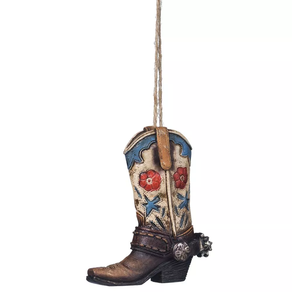 Floral Boot Ornament