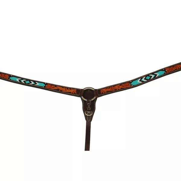 Fort Worth Beaded Breastcollar Turquoise