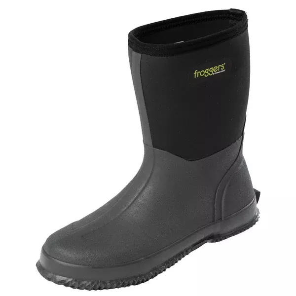 Froggers Mens Scrub Boot Black