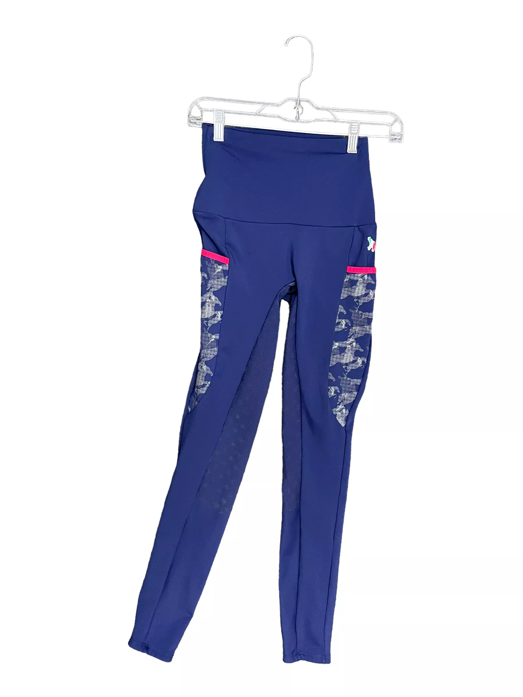 FS High Waisted Tights - Navy/Pink/Grey - XS - USED