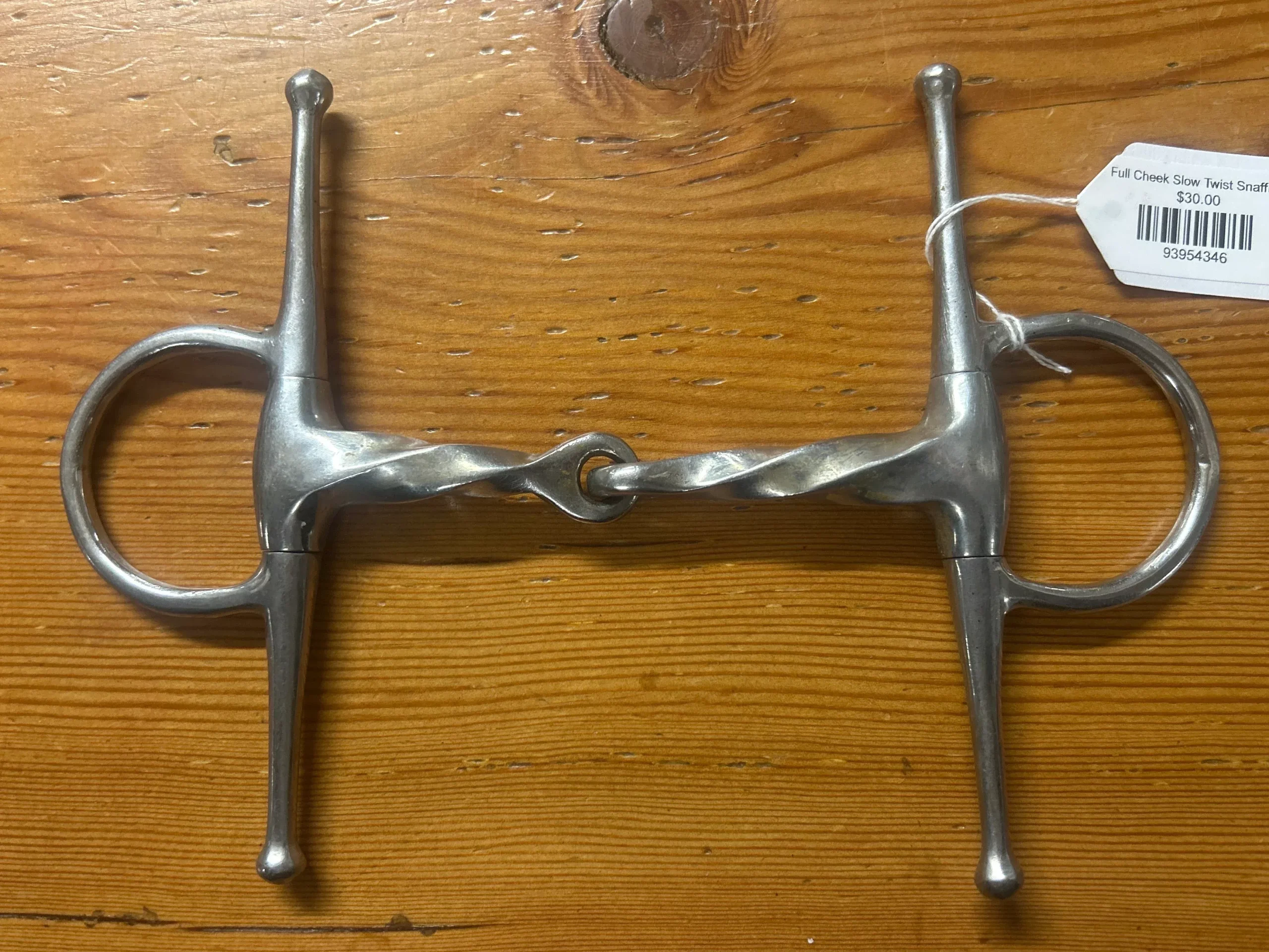 Full Cheek Slow Twist Snaffle 5"