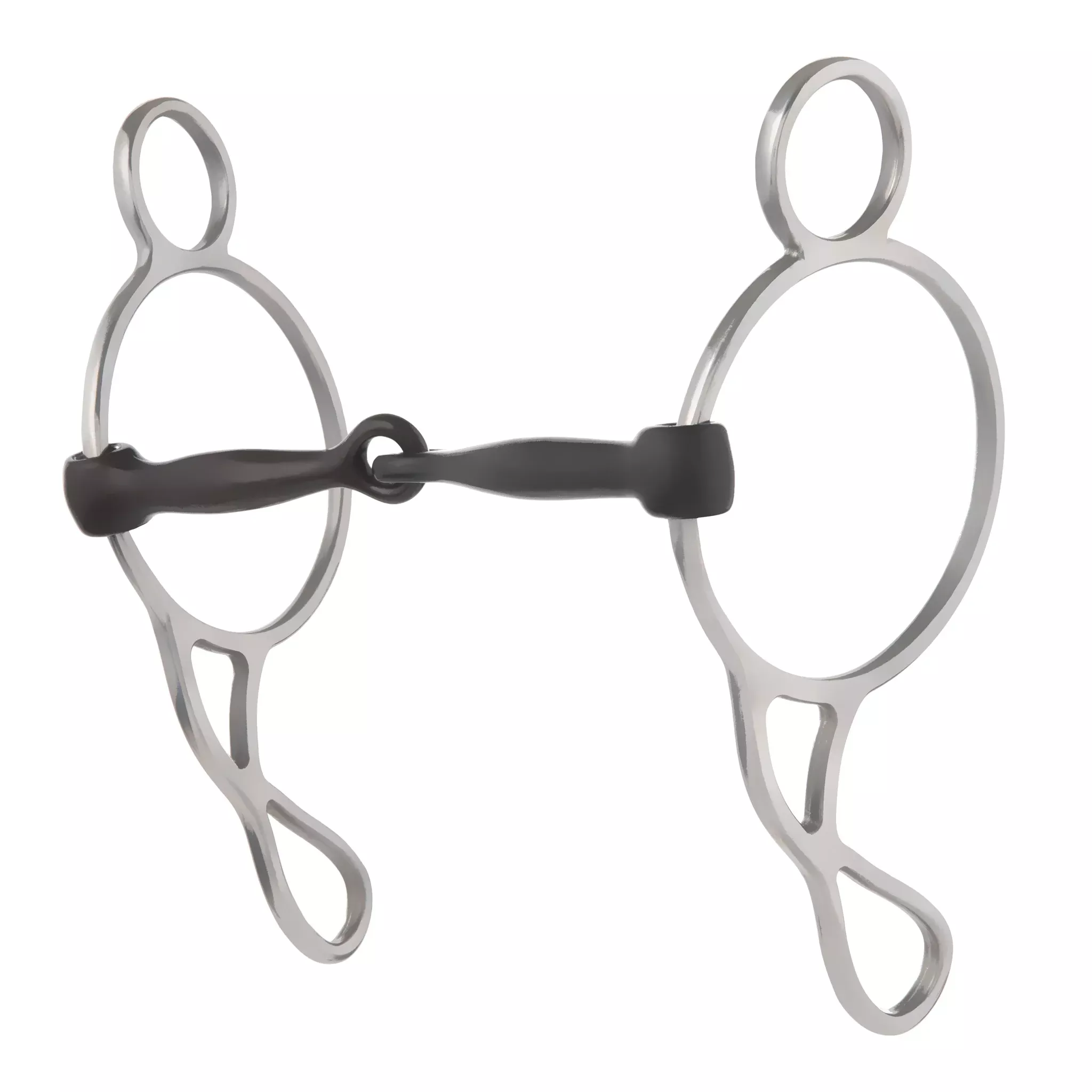 Gag Bit, 5-1/2" Sweet Iron Snaffle Mouth