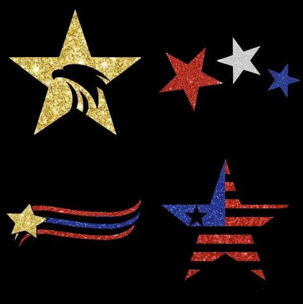 Glittermarx Miss American Pie Quarter Mark Design