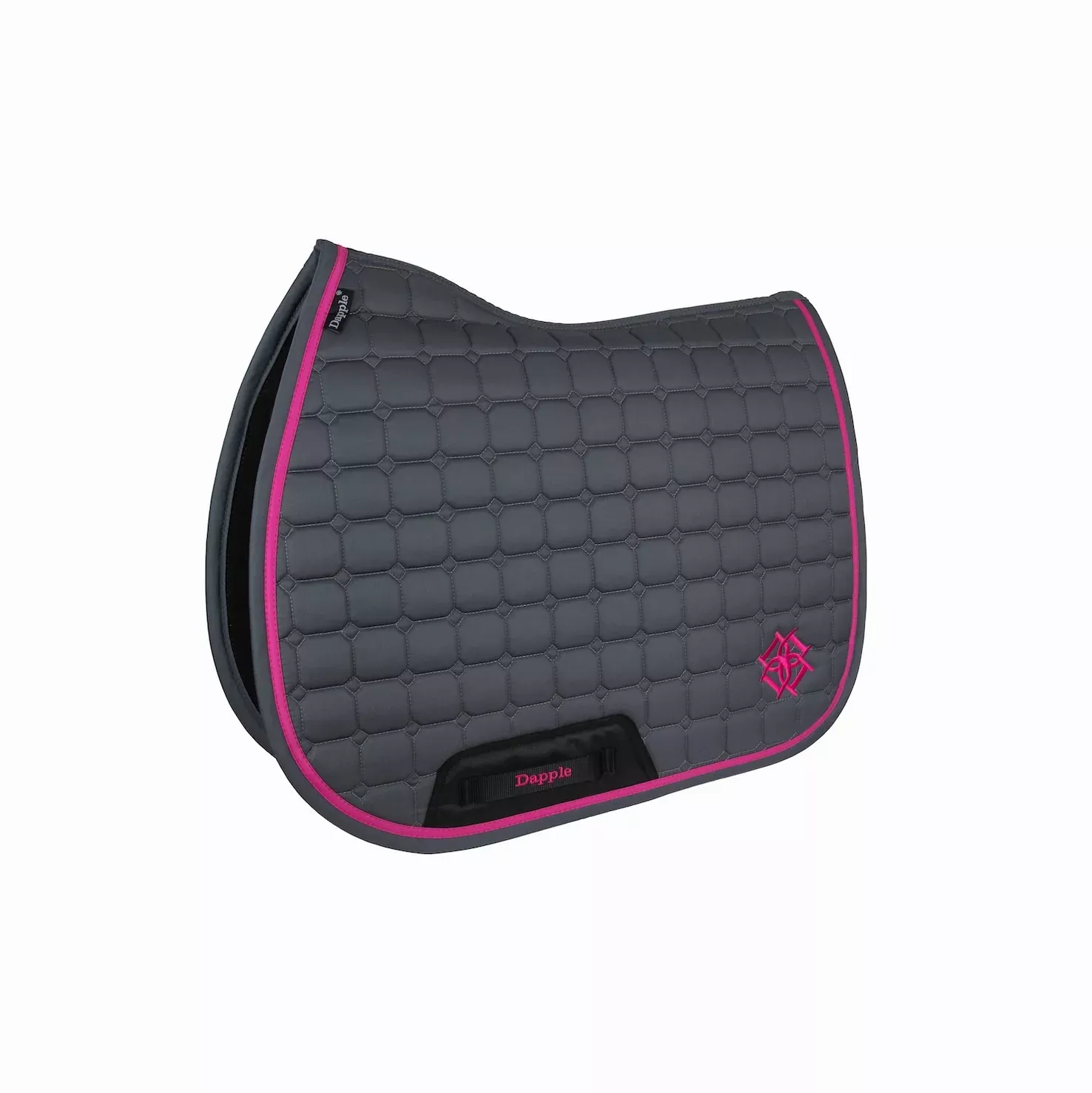 Grey & Fuchsia Saddle Pad