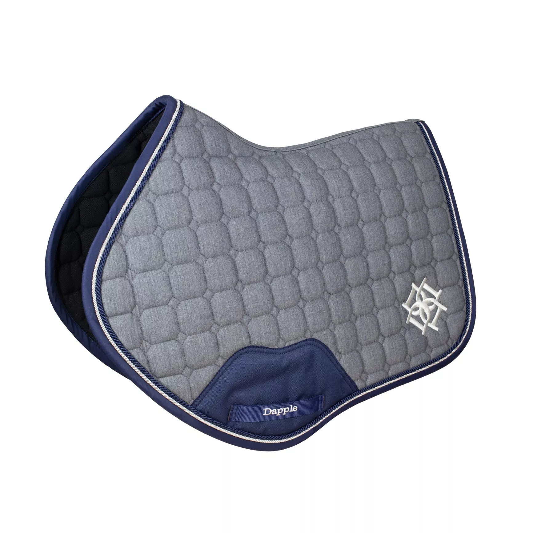 Grey Melange Close Contact Saddle Pad