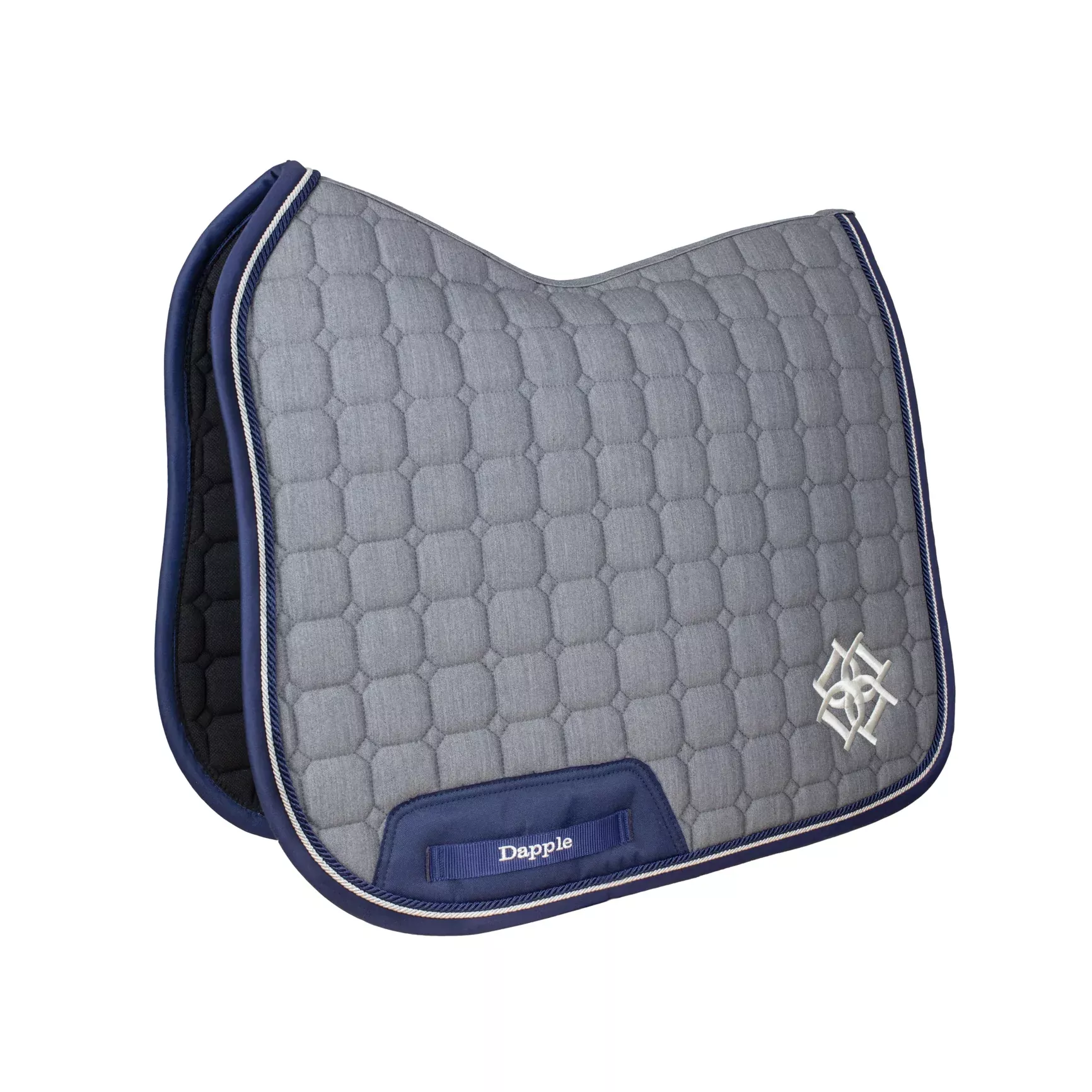 Grey Melange Dressage Saddle Pad