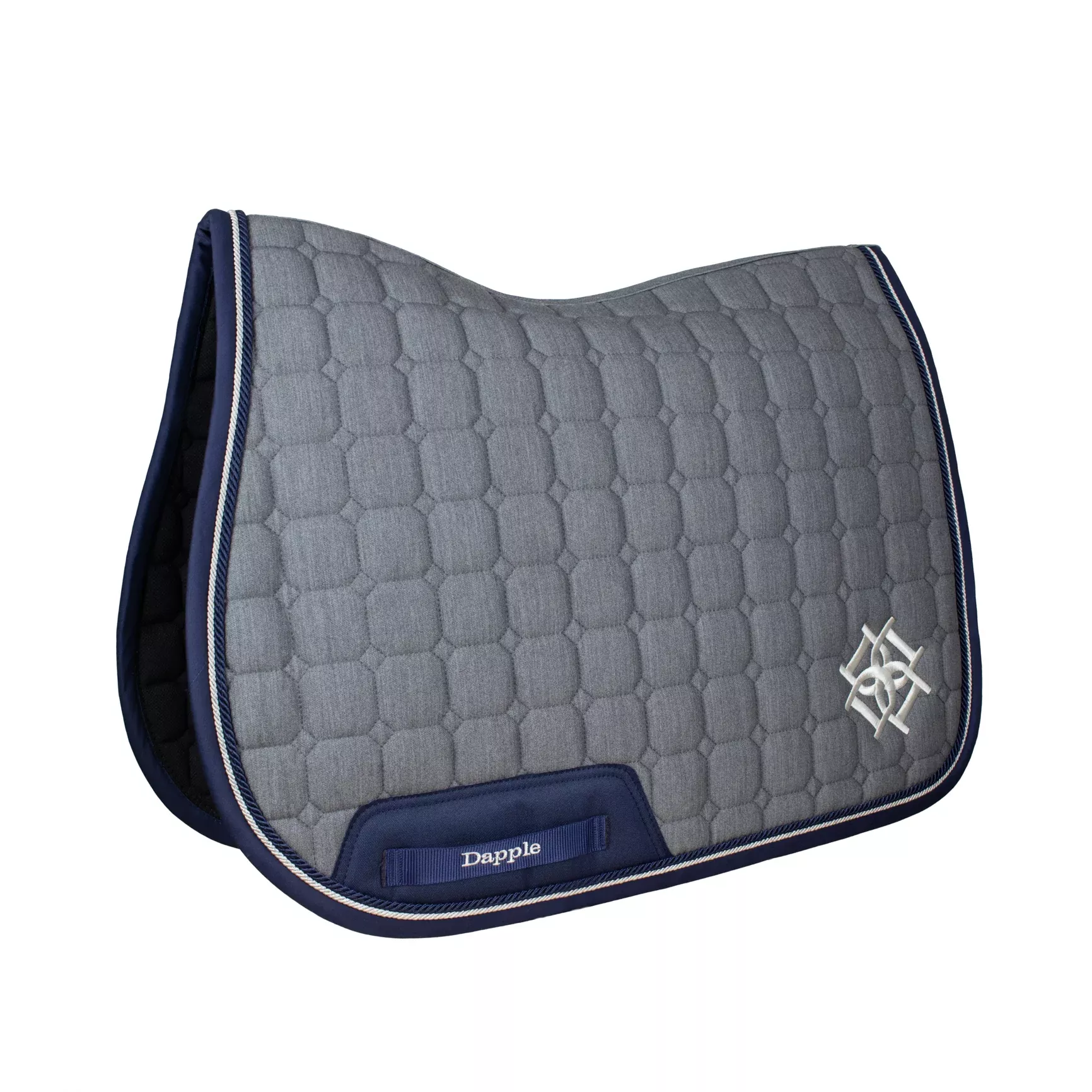 Grey Melange Jump Saddle Pad