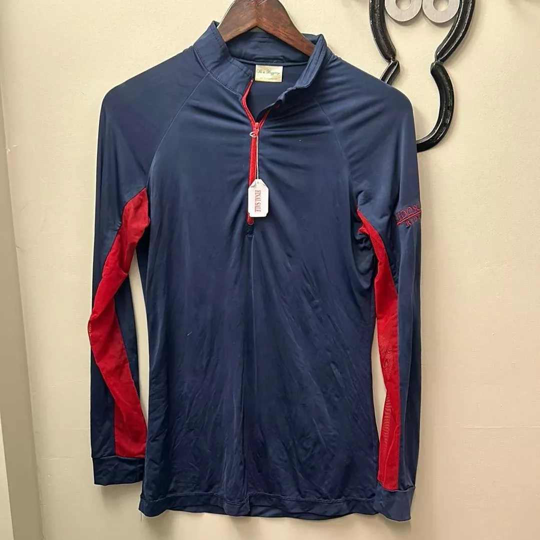 Haggerty's Sun Shirt Navy/Red Large