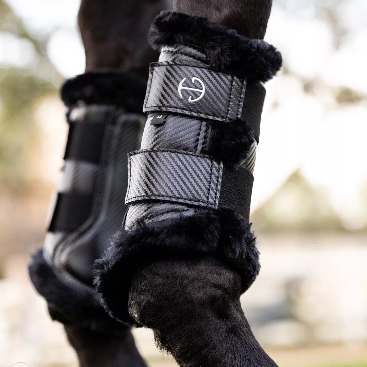 Halter Ego - Carbon Tech Collection Brushing Boots - Black