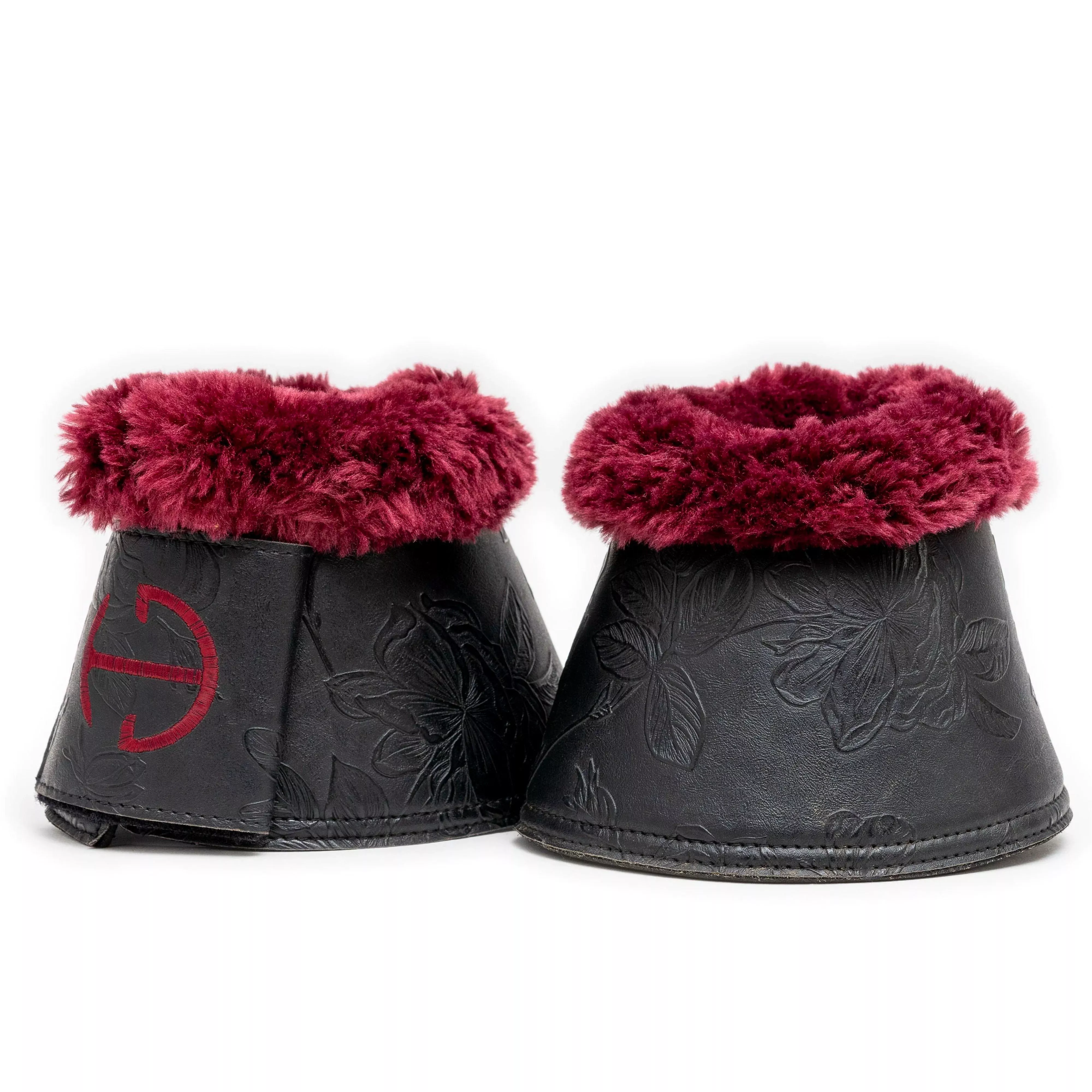 Halter Ego - Romance Collection Bell Boots - Crimson Rose