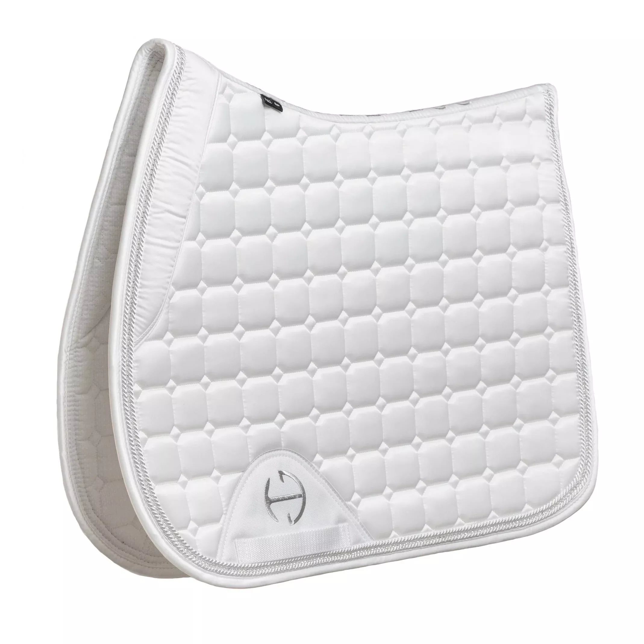 Halter Ego - Satin Classic Jump Competition Saddle Pad - White