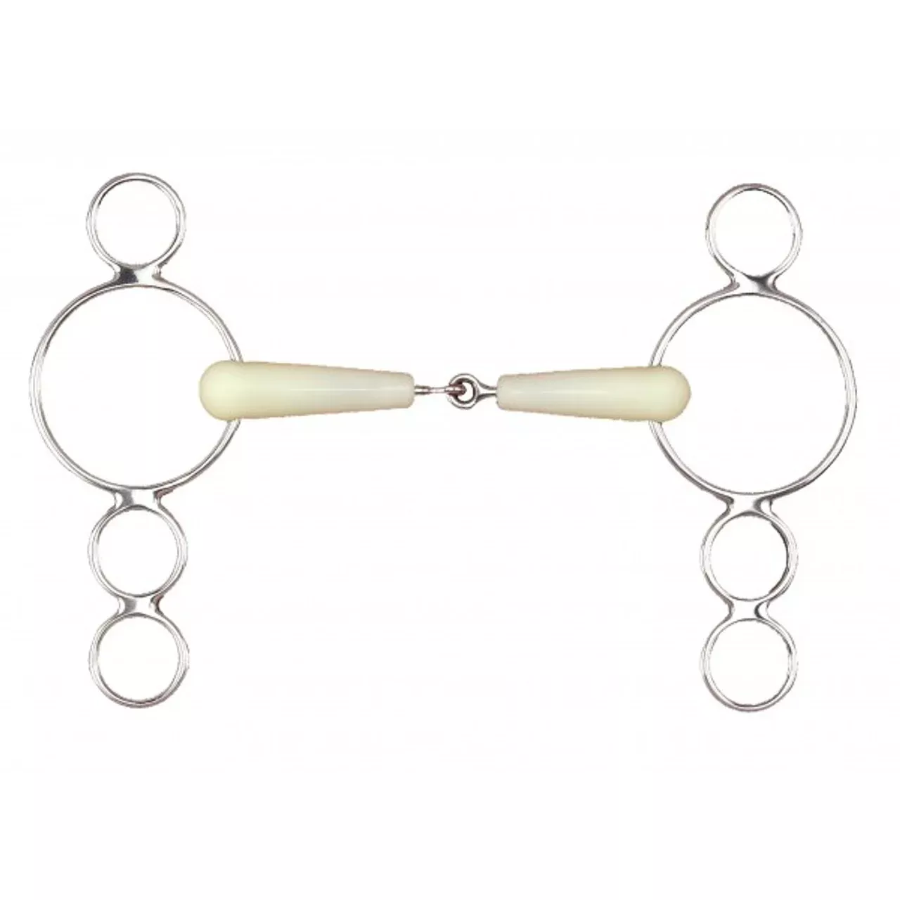Happy Mouth Single Jointed Pessoa 3-Ring Gag