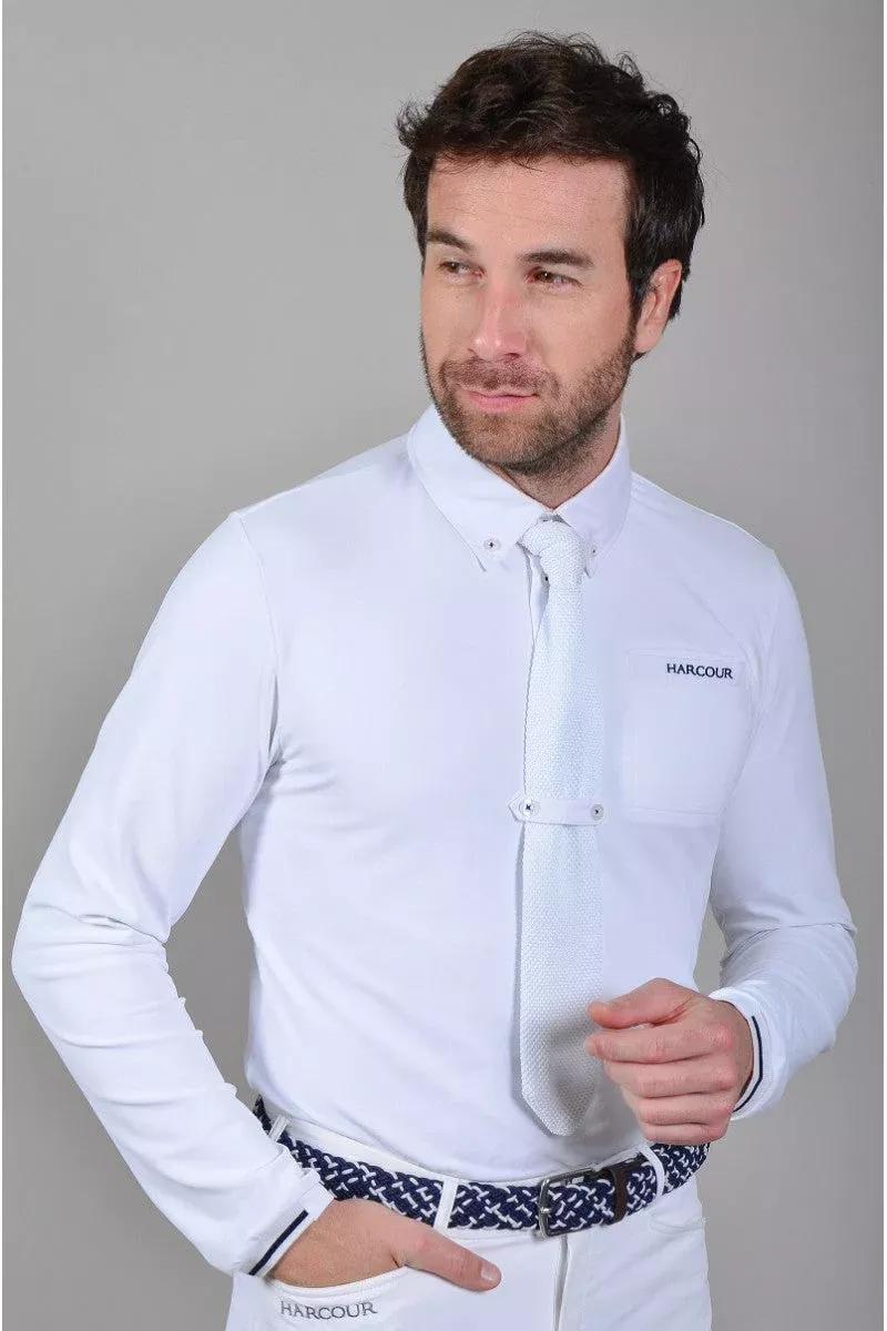 Harcour - Piano Men's Long Sleeve Polo