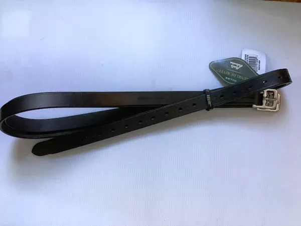 HdR PRE-STRETCHED 1 INCH LEATHERS Black
