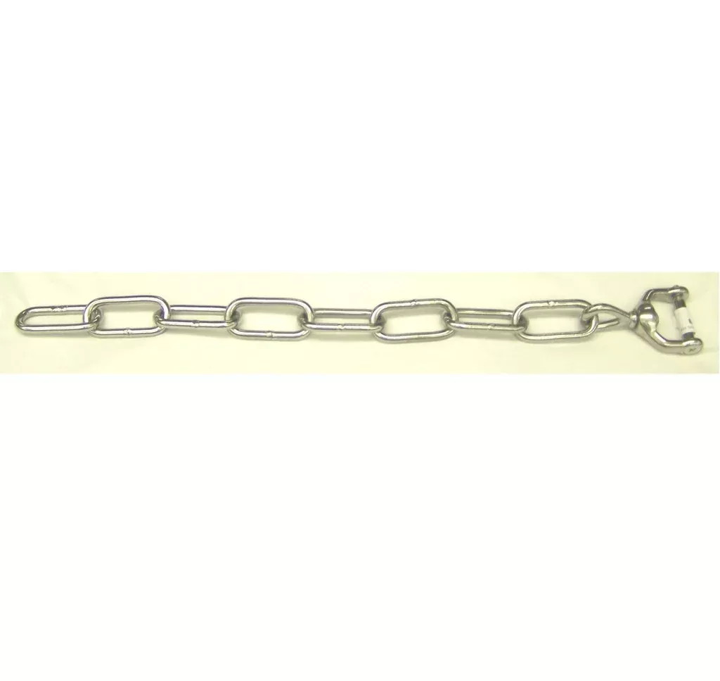 Heel Chain Swivel Dee 1 3/4" CP 8 Link