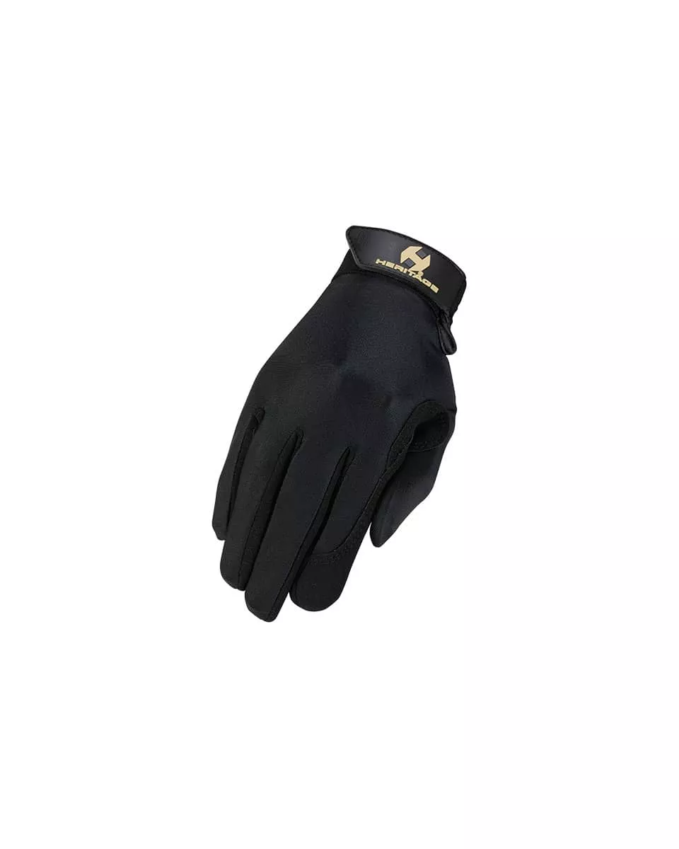 Heritage Performance Riding Gloves - Black
