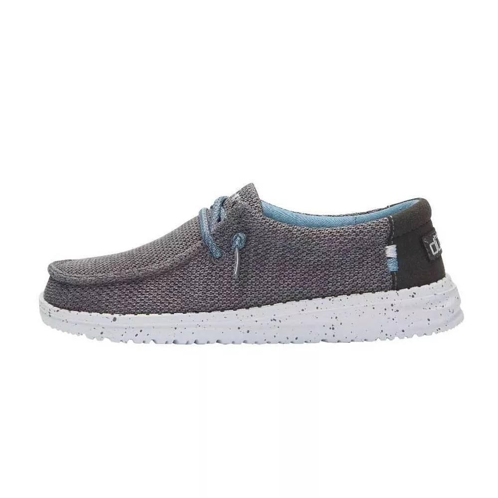 Hey Dude Youth Wally Sox - Sharkskin