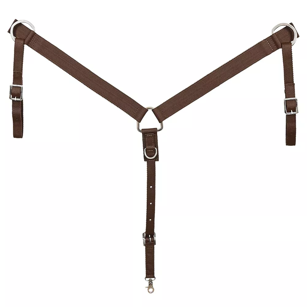 Hilason Western Horse Nylon Breast Collar Solid Stainless Steel Hardware