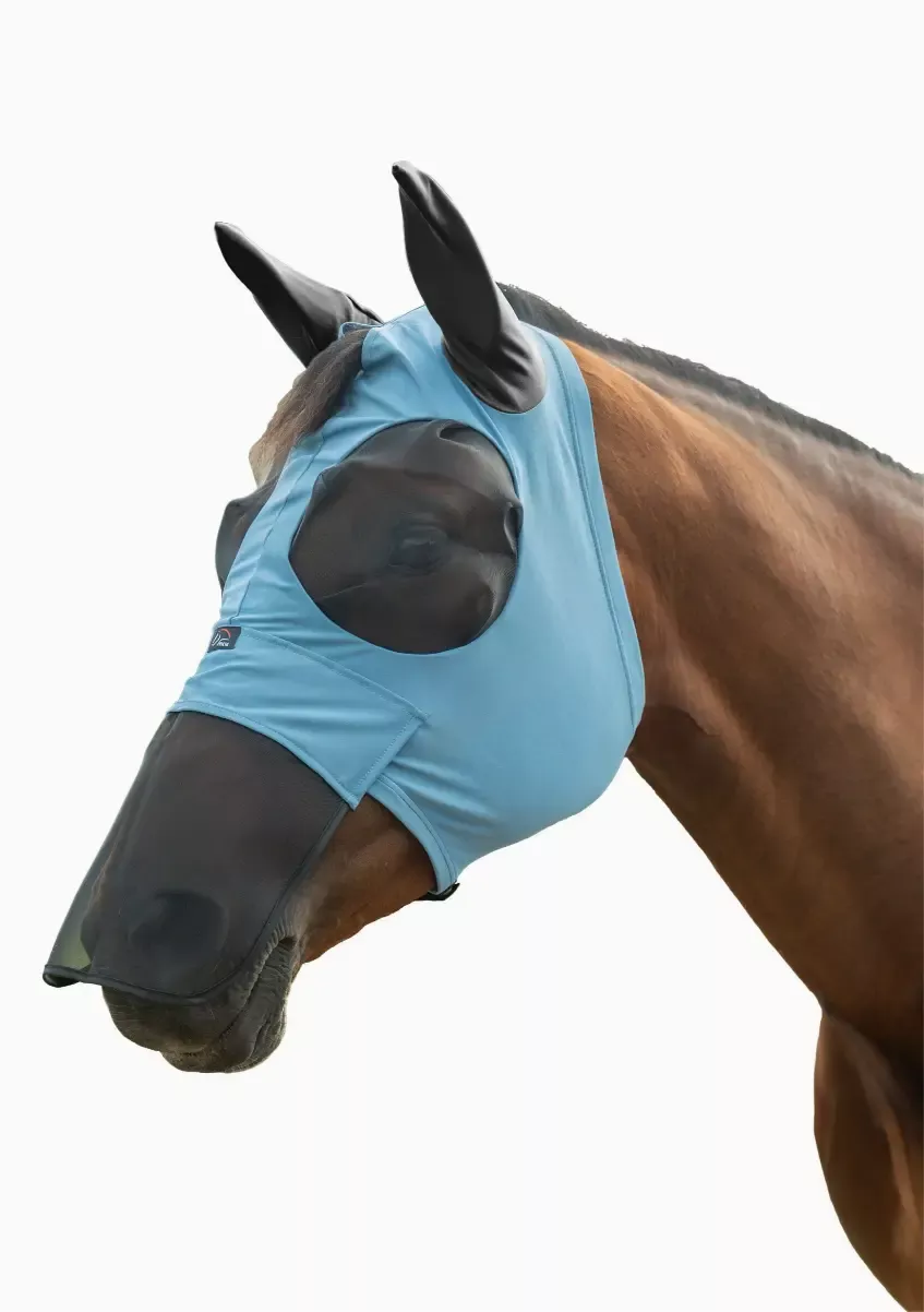 HKM Elastic Chin Zip Fly Mask with Nose cover
