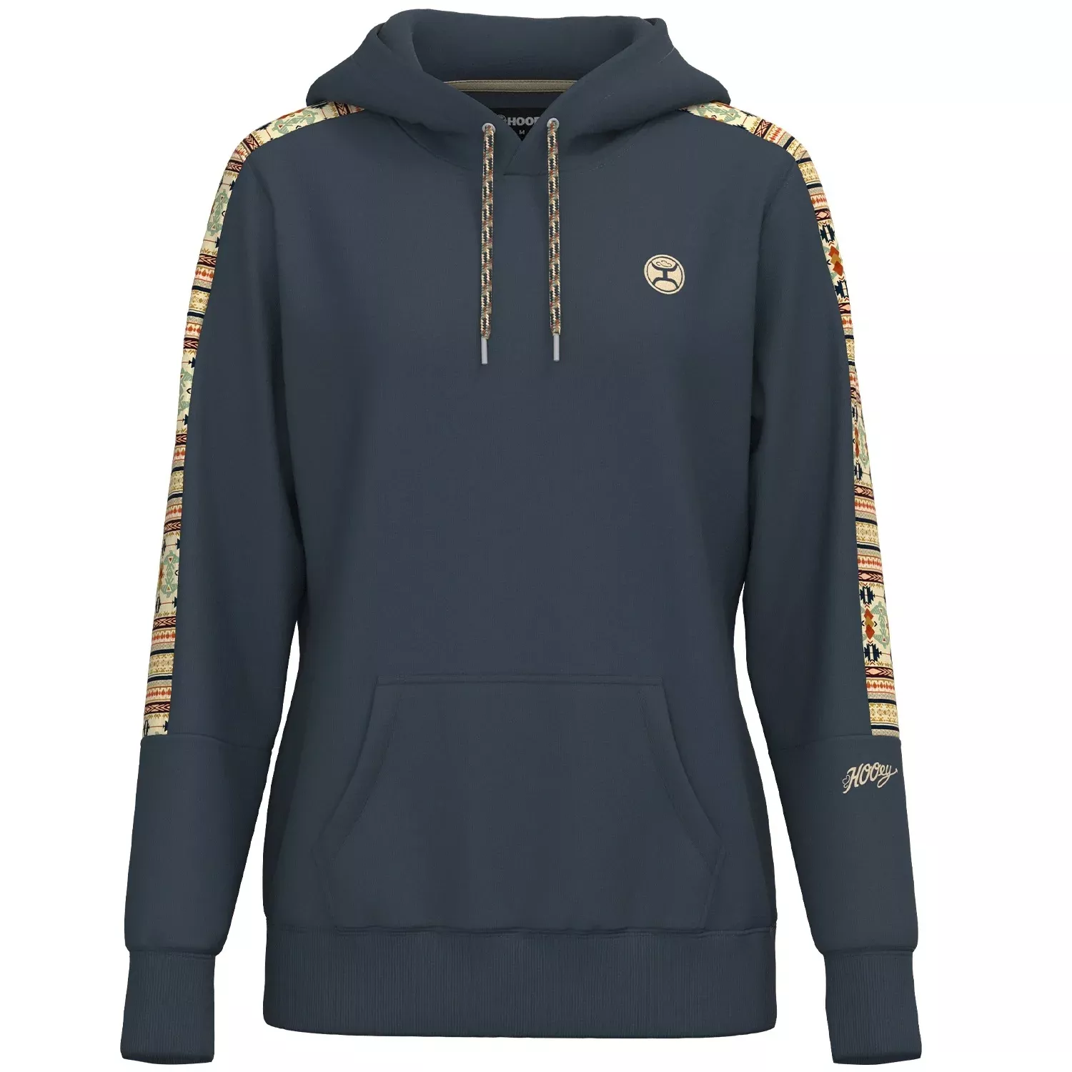 Hooey Ladies Canyon Ombre Hoody with Thunderbird Aztec Pattern