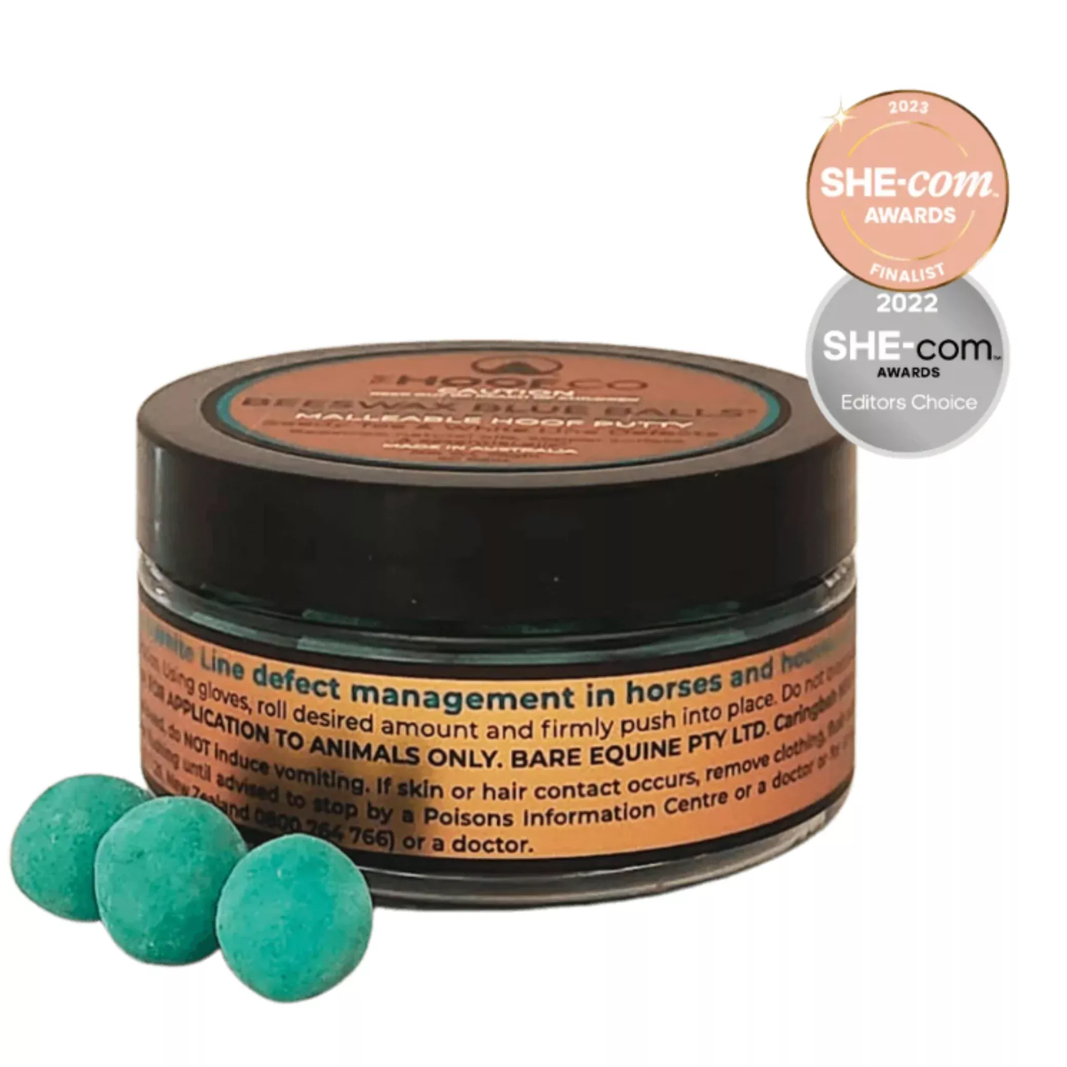 The Hoof Co.Beeswax Blue Balls