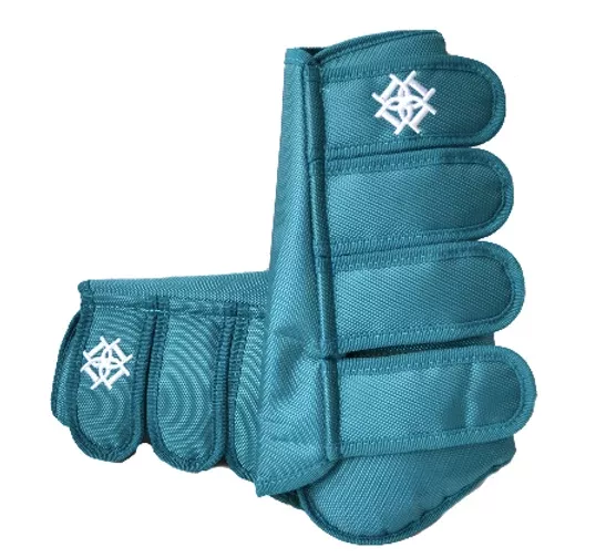 Horse Boots Teal - Set of 4