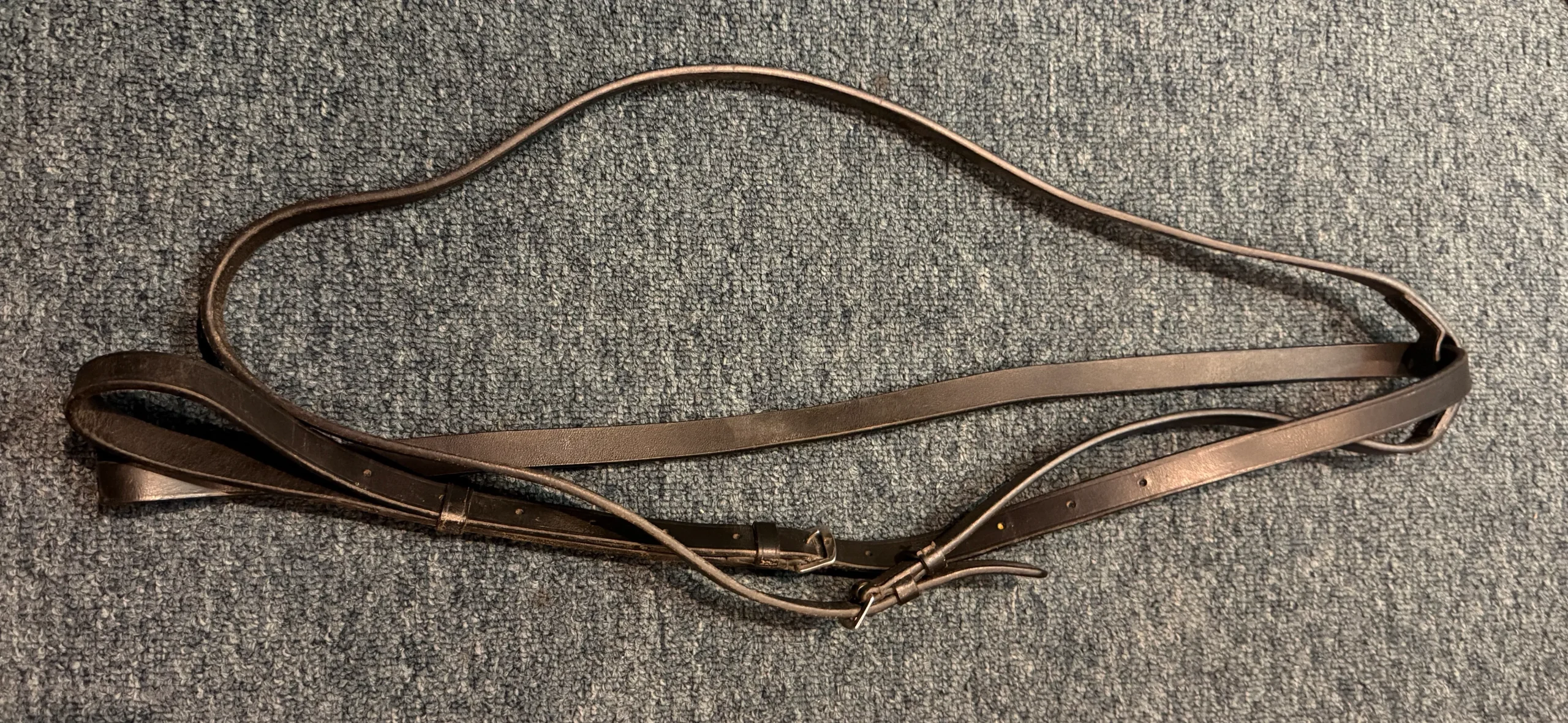 Horse sized Standing Martingale black leather