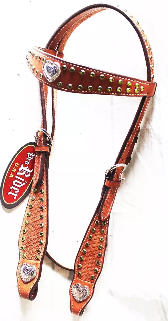 Horse Tack Bridle Western Leather Headstall9204HBCO231