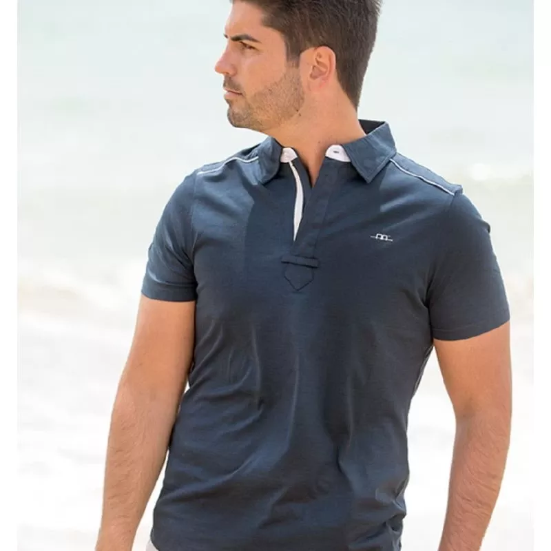 Horseware Men’s Prato Classic Polo – Ombre Blue