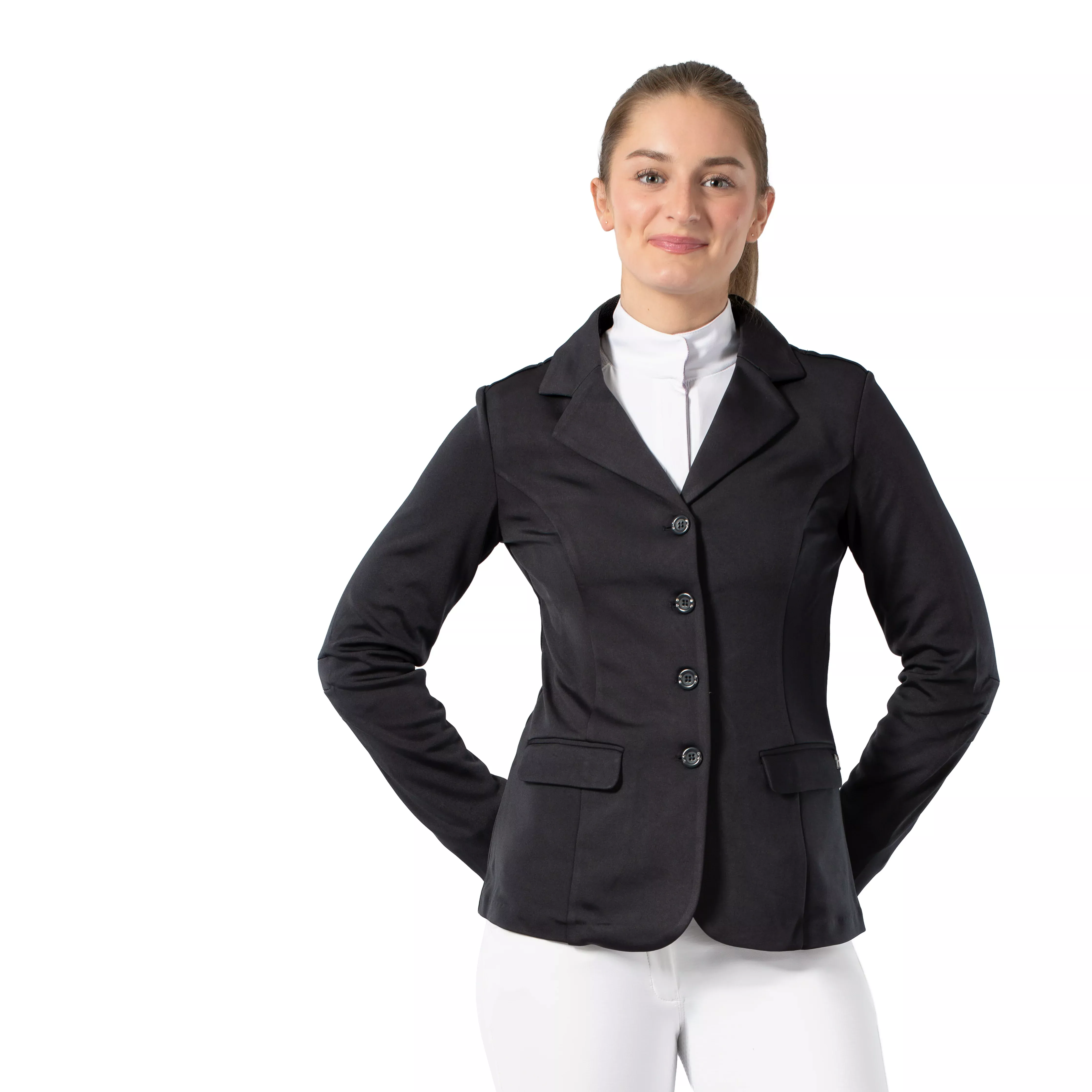 Horze Ada Womens Show Jacket - Dark Navy