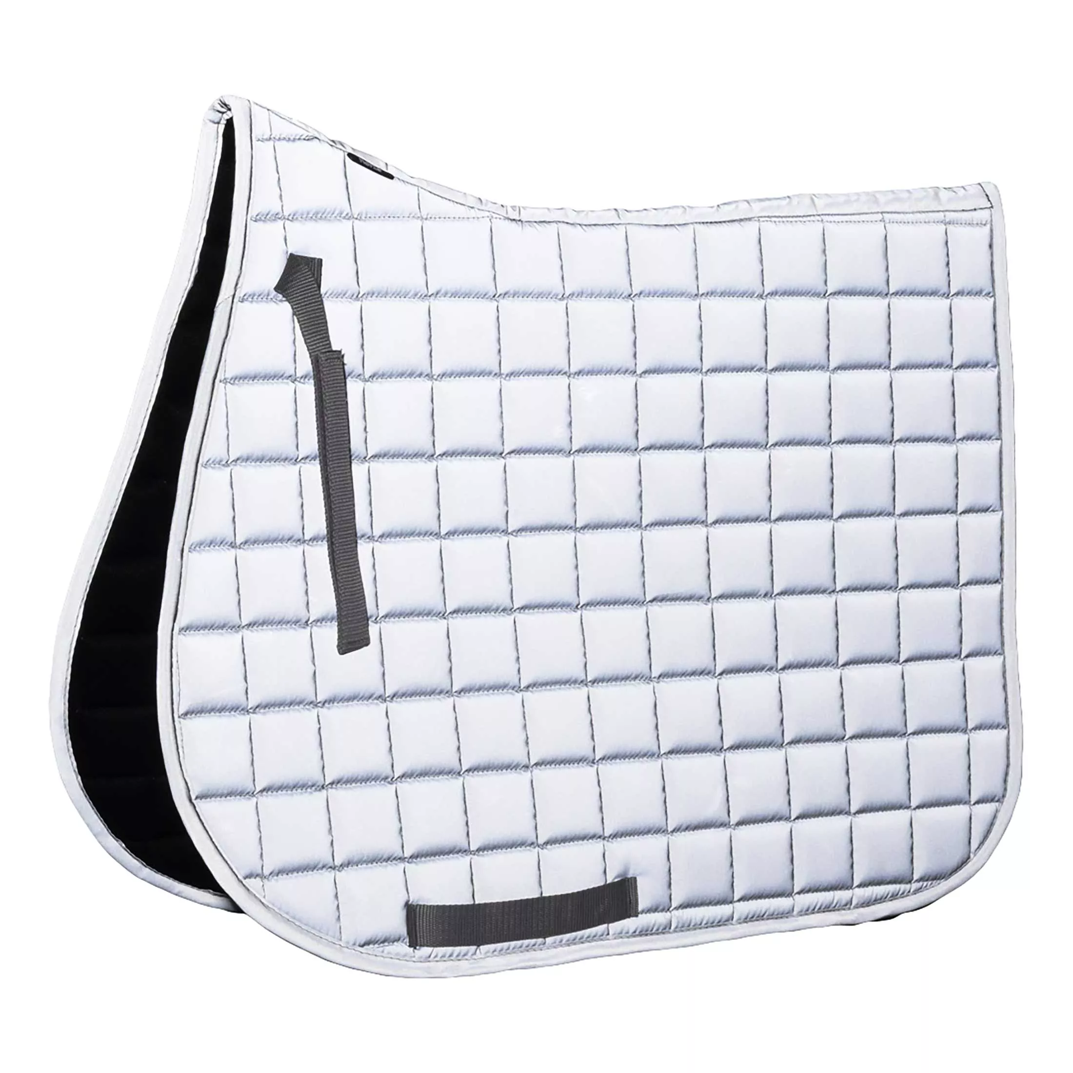 Horze Hi Viz Reflective Saddle Pad - Reflective Silver