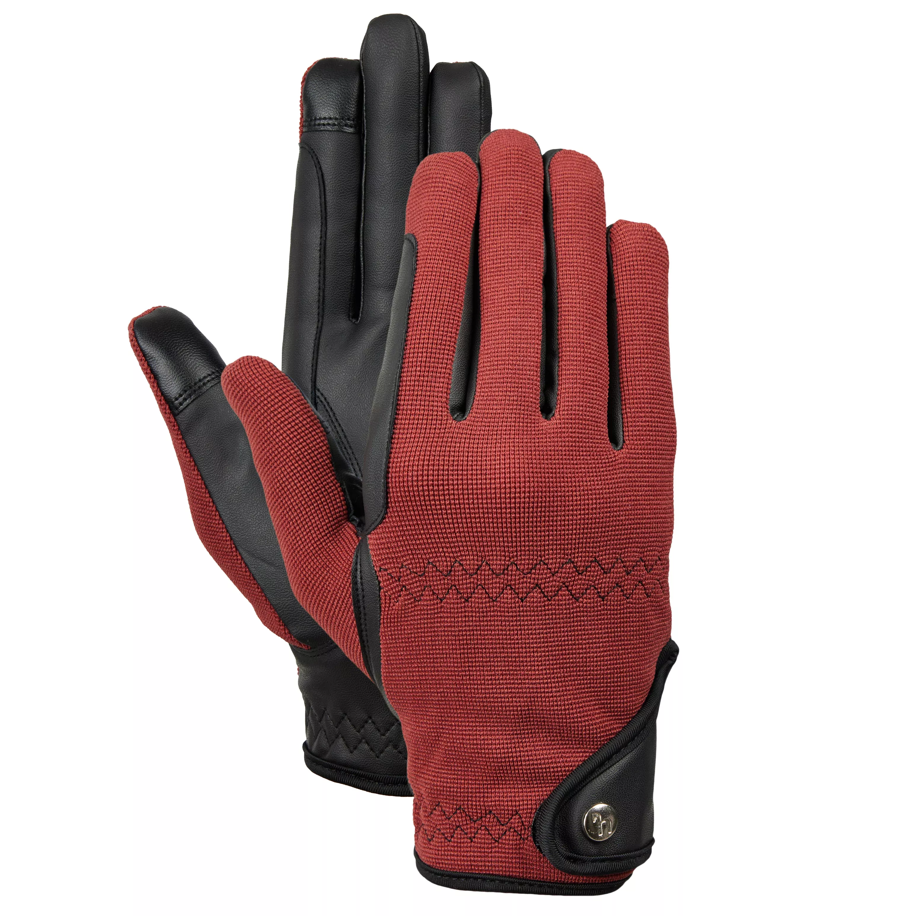 Horze Romy Womens Winter Riding Gloves - Spiced Apple