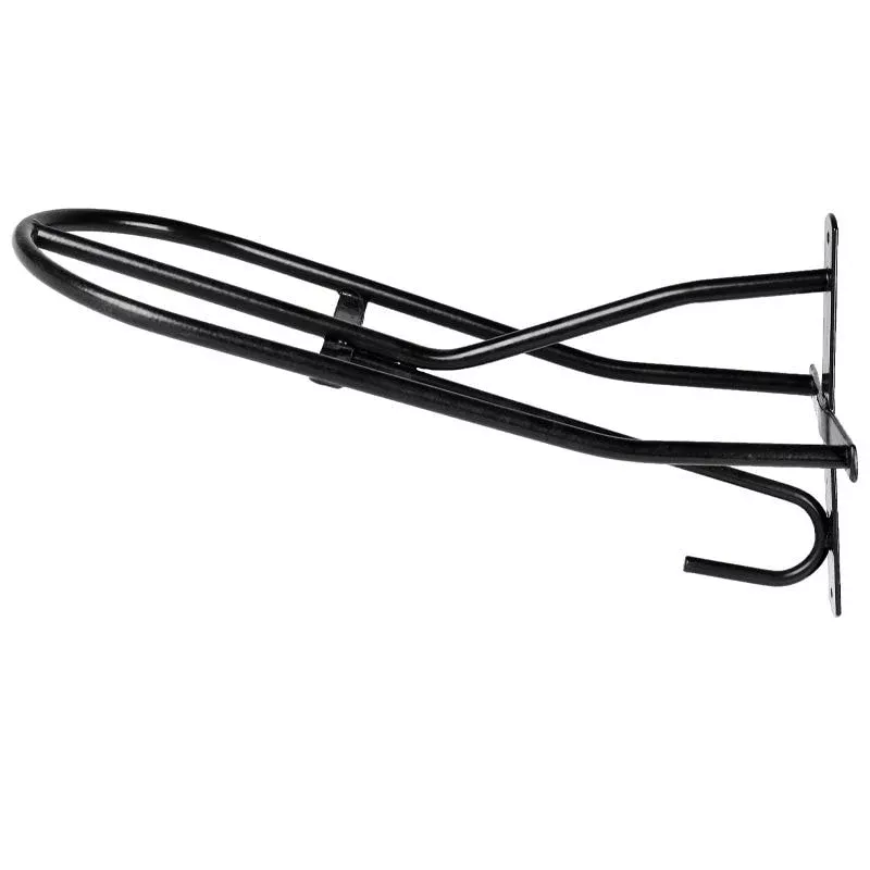Horze Saddle Rack with Bridle Hook - Black