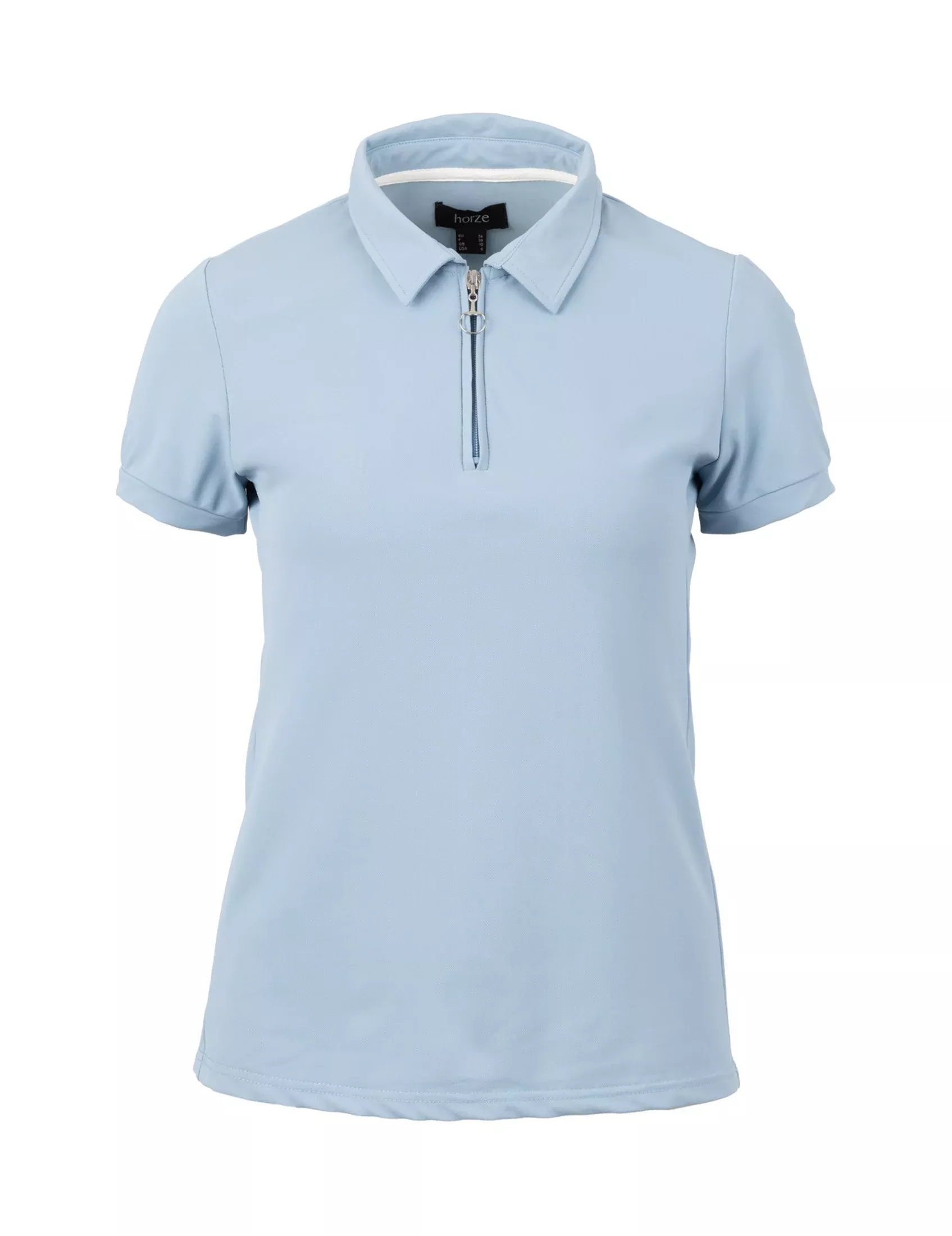 Horze Willow Womens Stretch Polo Shirt - Mountain Spring