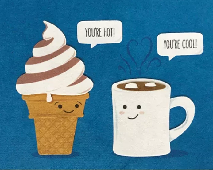 Hot and Cool Card