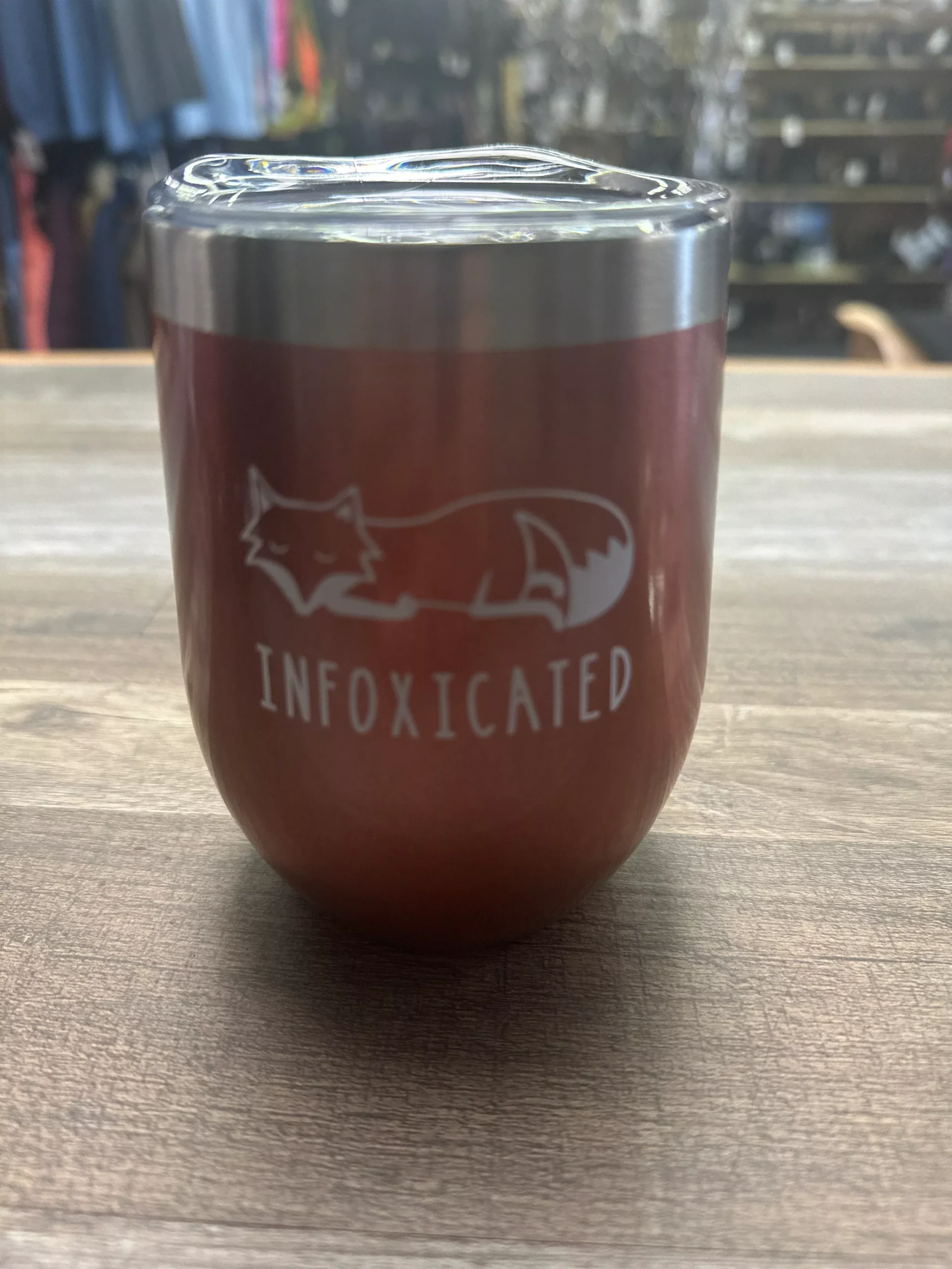 Hunt themed glassware
