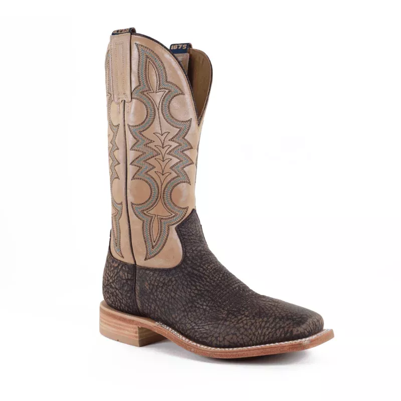 **Hyer Men's HOLTON Western Boot-Tan/Brown