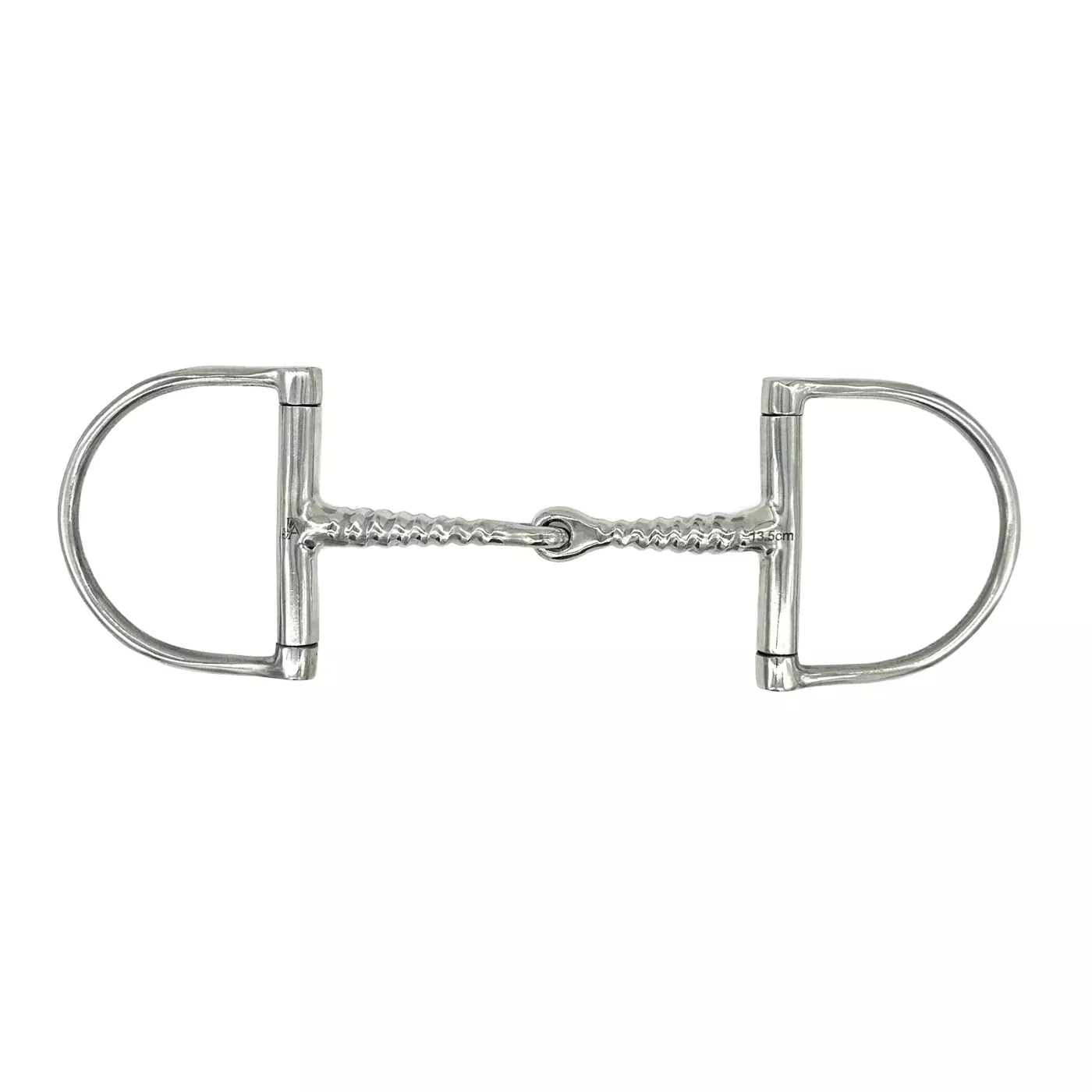 Jake Adams Dee Ring Corkscrew Snaffle Bit
