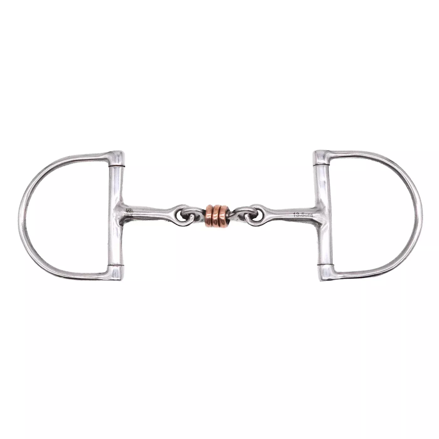 Jake Adams Dee Ring Double Jointed Bit W/ Triple Copper Roller
