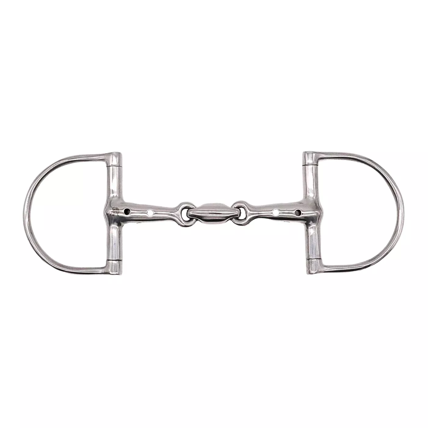 Jake Adams Dee Ring Double Jointed Whistle Bit W/ Lozenge