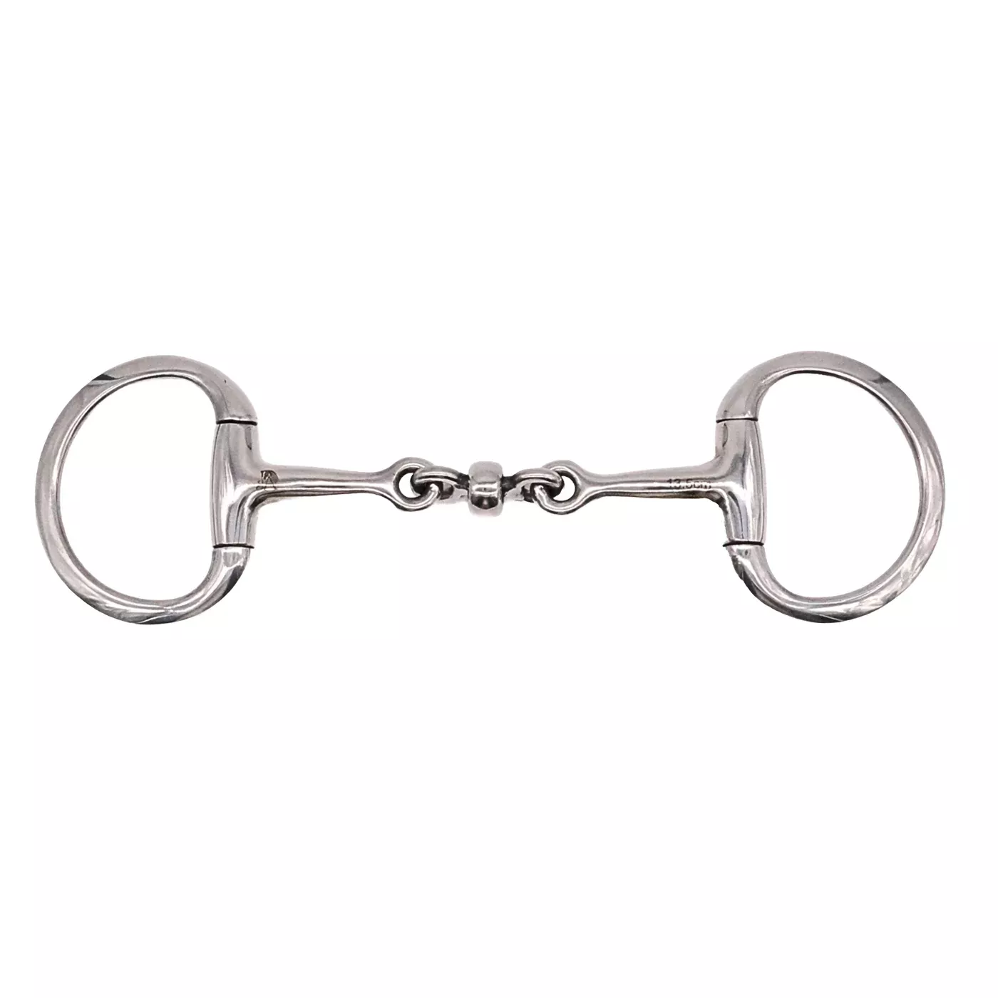 Jake Adams Eggbutt Double Jointed Bit W/ Stainless Steel Roller