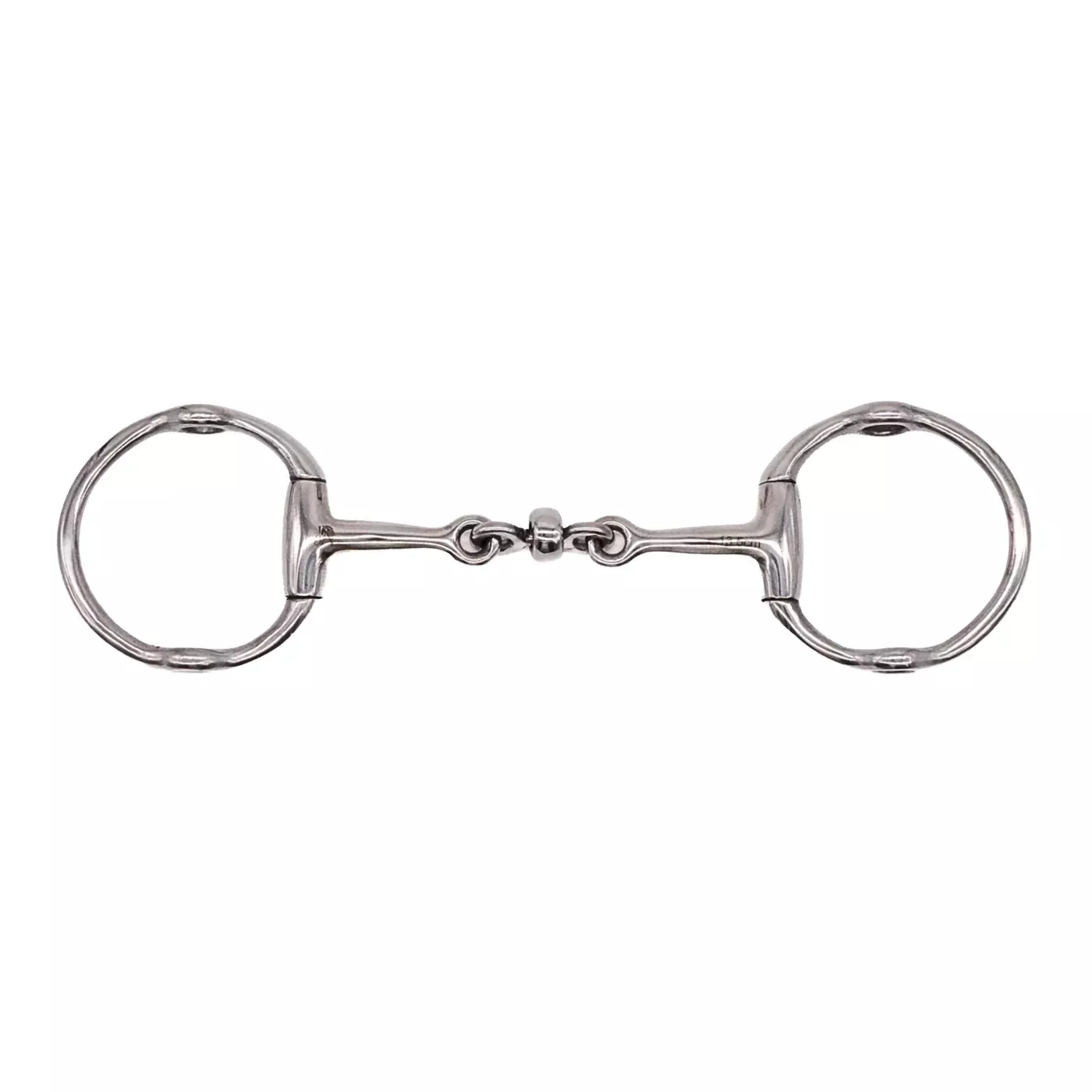 Jake Adams Eggbutt Gag Double Jointed Bit W/ Stainless Steel Roller