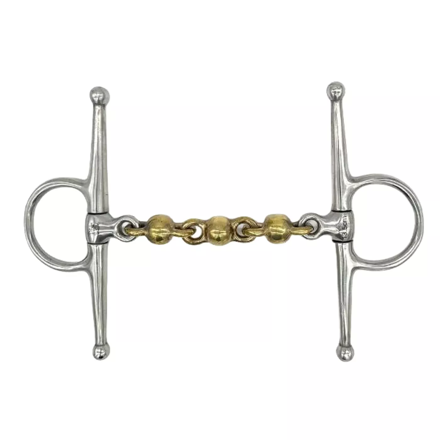 Jake Adams Full Cheek Brass Waterford Bit
