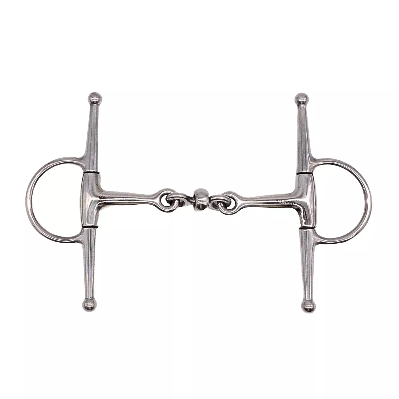 Jake Adams Full Cheek Double Jointed Bit W/ Stainless Steel Roller